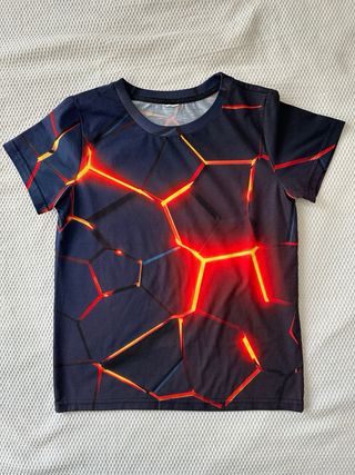 Magliette bimbo 3D lupo & lava