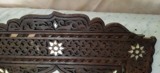 Marco madera árabe tallado