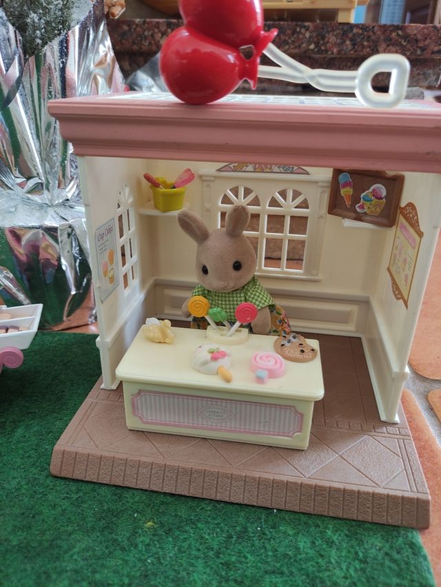 Oferta!Sylvanian Families: Tienda y carrito dulces