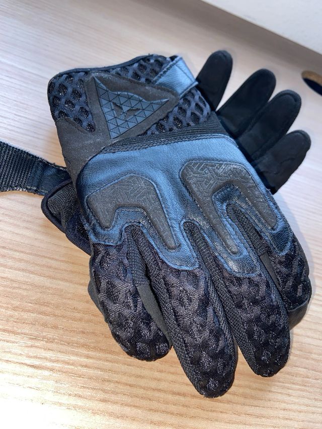 Guantes Dainese Air Maze cuero moto unisex talla M