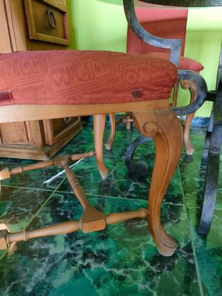 4 sillas comedor estilo clásico