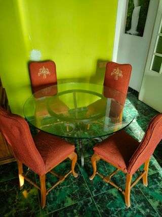 4 sillas comedor estilo clásico