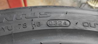 Neumáticos Hankook Slick usados lote 6
