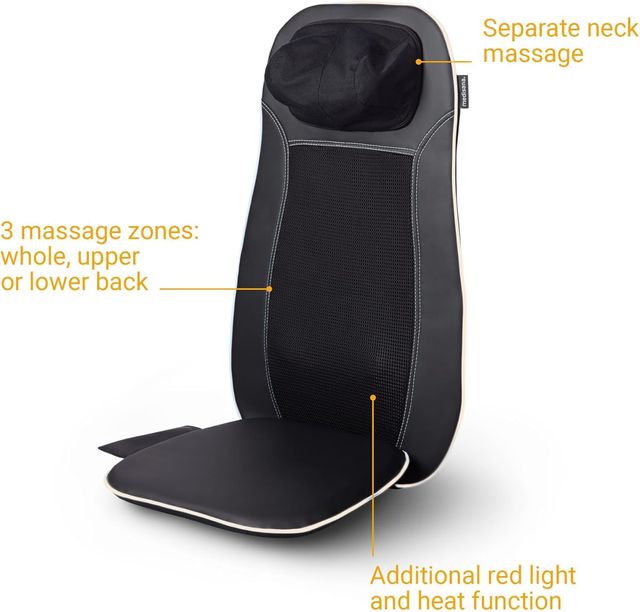 Medisana MCN Fundas de asiento de masaje Shiatsu