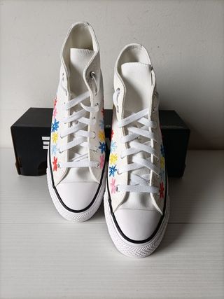 Converse Floral ricamate n.37,5