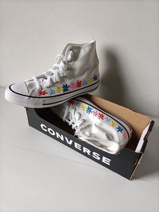 Converse Floral ricamate n.37,5