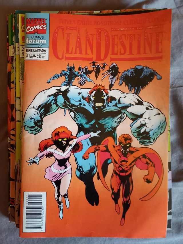 Colección de comics de Clandestine