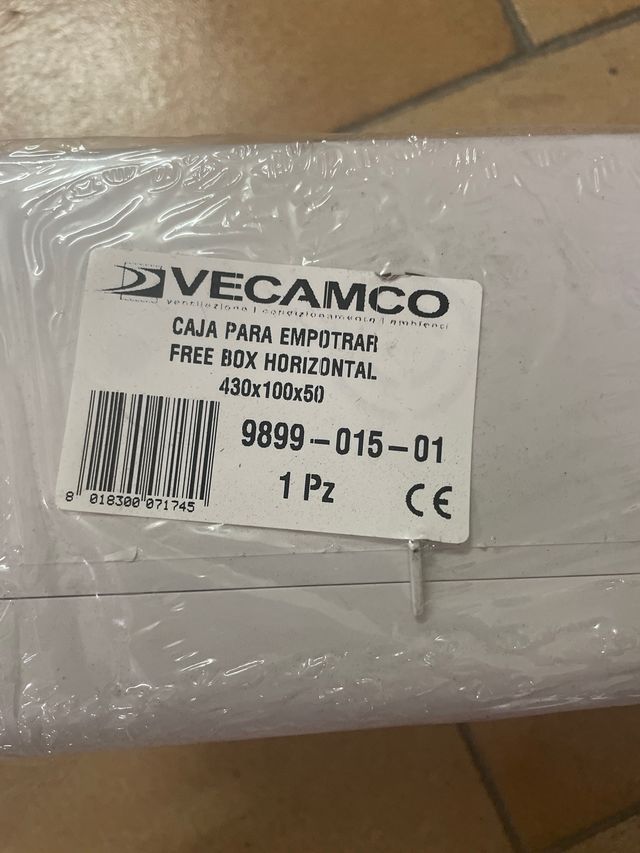Caja empotrar VECAMCO 430x100x50