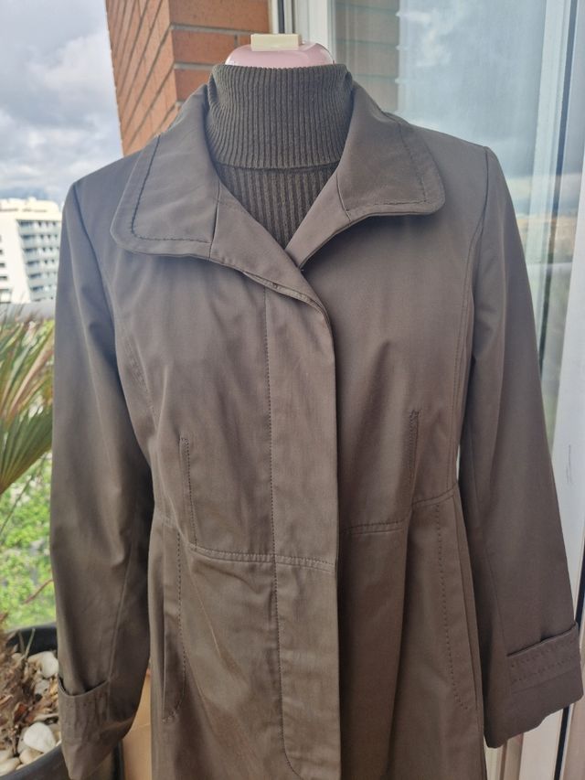 Gabardina Jones New York verde oliva