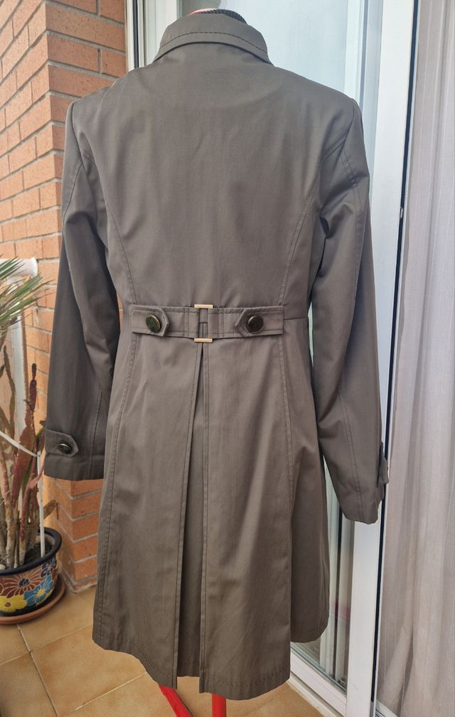 Gabardina Jones New York verde oliva