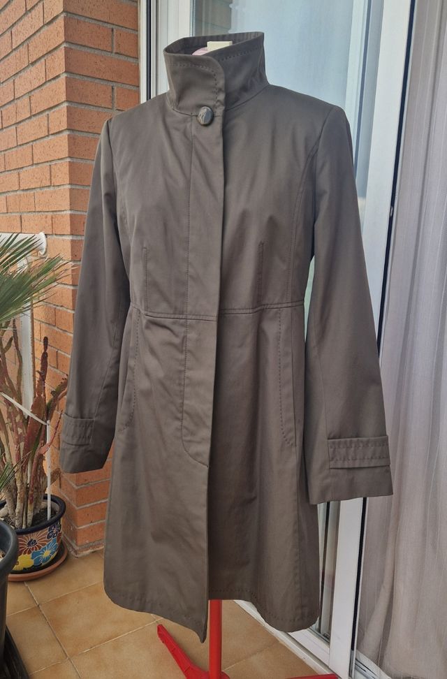 Gabardina Jones New York verde oliva