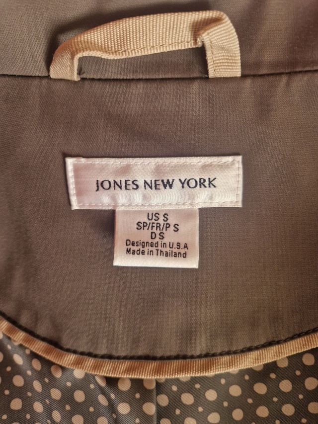Gabardina Jones New York verde oliva