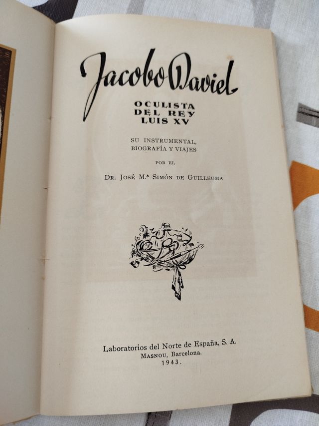 Jacobo Daviel, oculista del rey Luis XV