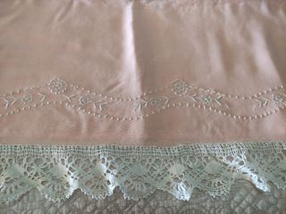 Sábana Matrimonio Rosa - Antiguo