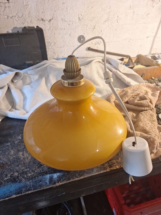 Lampara vintage de colgar