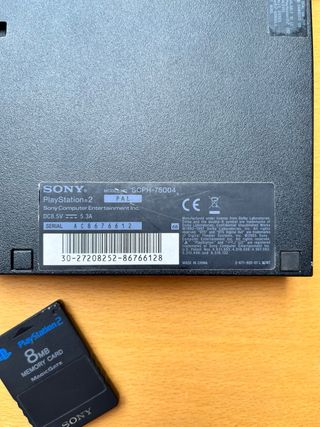 PS2 Slim (PlayStation 2 Slim) negra