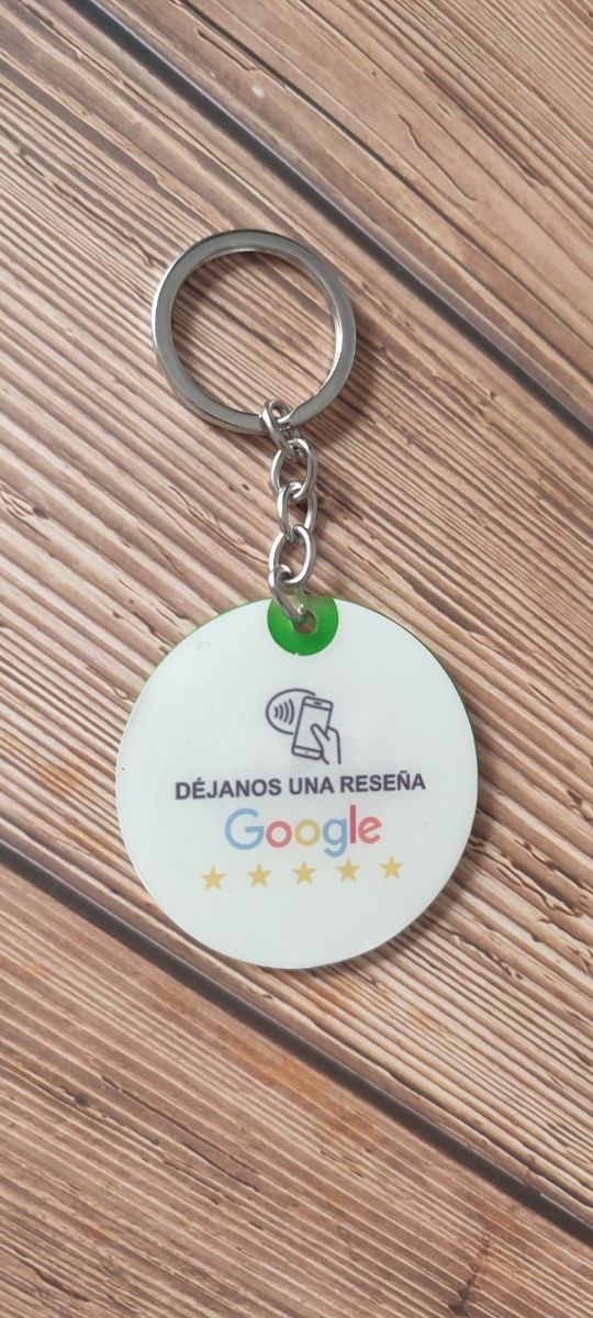 Llavero de reseñas.