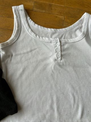 Pack dos crop top algodon coquette