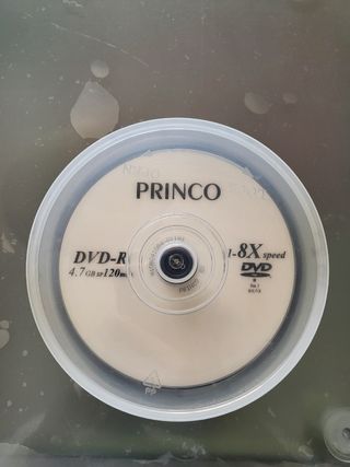 Cd nuovi princo DVD-R 4.7 GB 120Min 1-8X speed