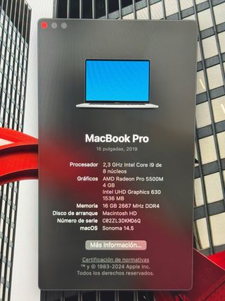 MacBook Pro 16” 2019 1T