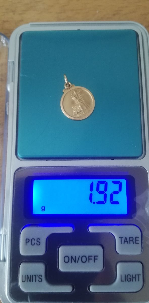 Medalla oro 18k - Virgen