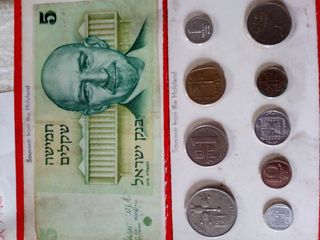 banconota e monete di israele