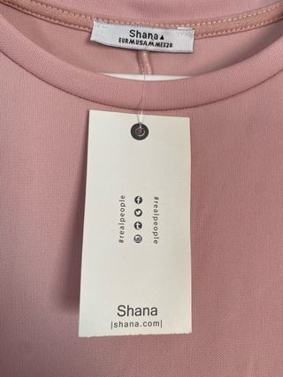 Vestido Stradivarius rosa talla M