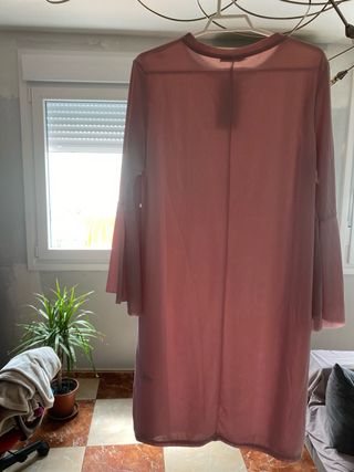 Vestido Stradivarius rosa talla M