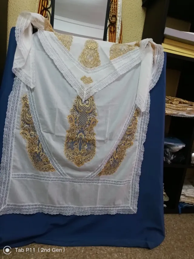 Aderezo de fallera en oro