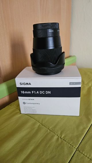 Sigma 16mm f1.4 sony-e