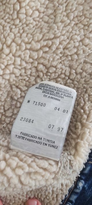 Cazadora vaquera Levis