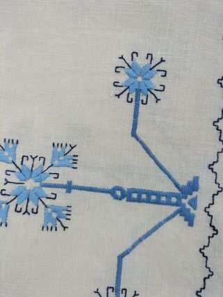 Mantelería bordada a mano