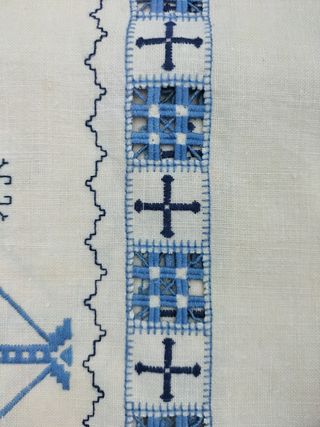 Mantelería bordada a mano