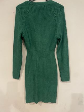 Vestido jersey verde - Talla L/M