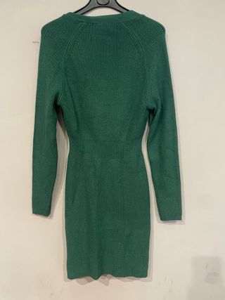 Vestido jersey verde - Talla L/M