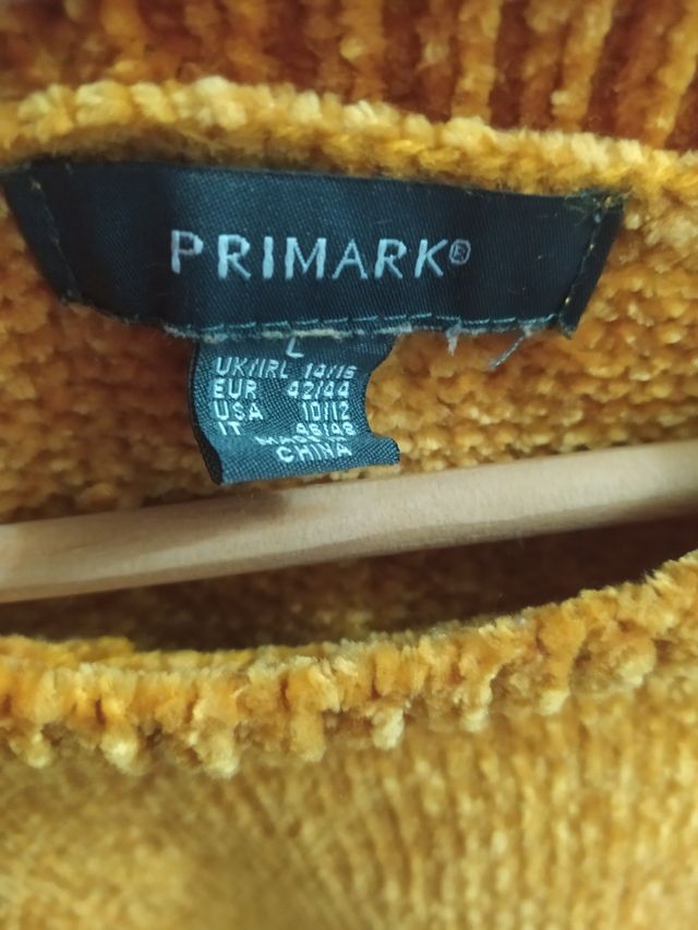 Jersey Primark mostaza mujer