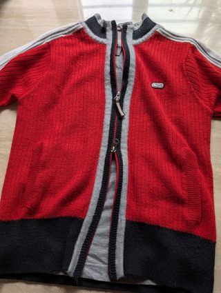 Chaqueta-sudadera Nike roja vintage