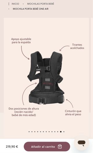 Mochila portabebe
