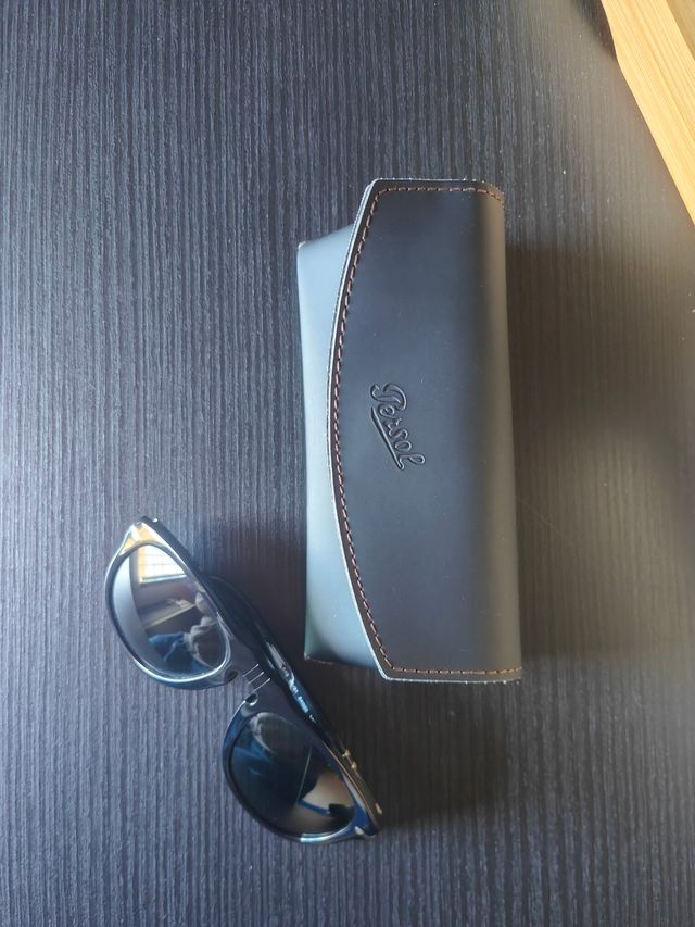 Persol 649, Occhiali da Sole, Neri.