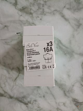 Pack 3 enchufes 16A