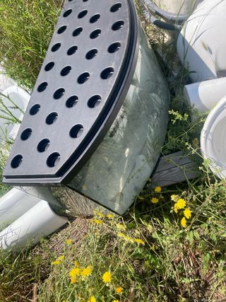 Pecera cristal grande 1m x 50 cm