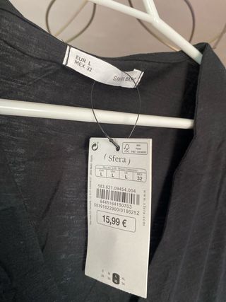 Vestido Sfera negro - Talla L