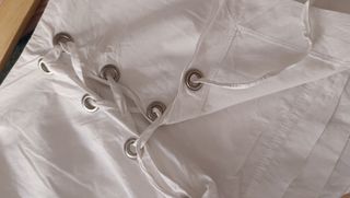 Mini falda pantalón Zara blanca XS