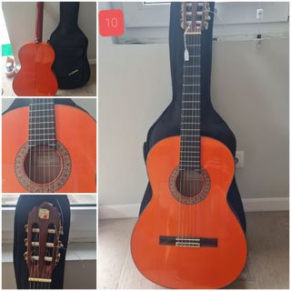 Guitarra ALHAMBRA clásica naranja