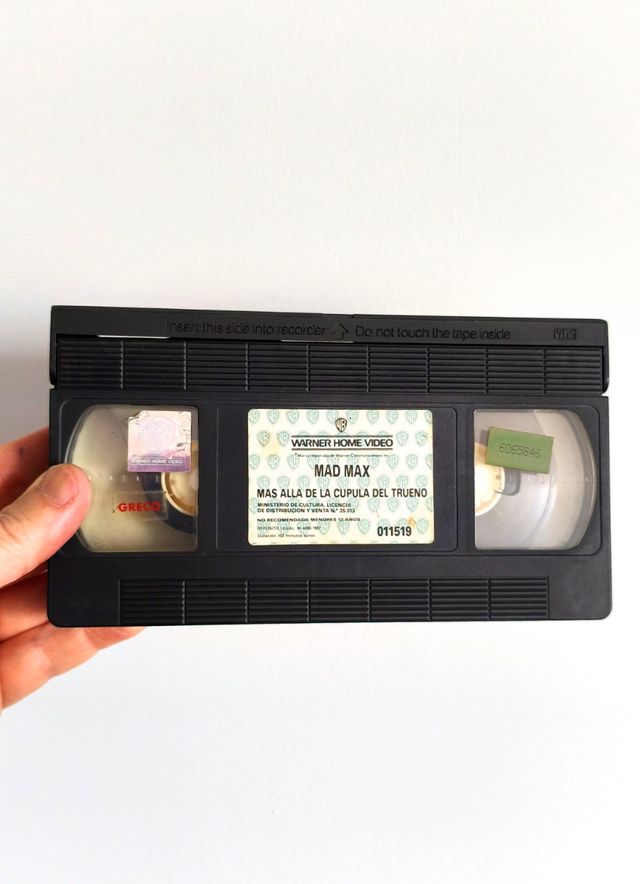 MAD MAX 3 Más Allá Cúpula del Trueno VHS