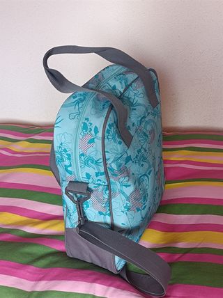 Bolso bandolera infantil con estampado azul