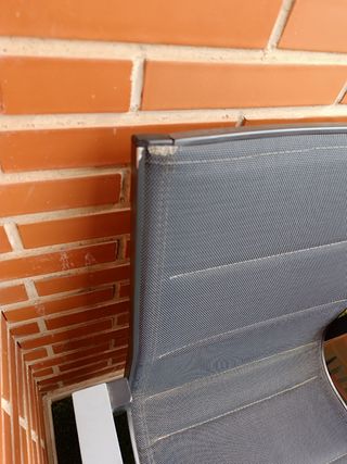 Silla jardín metal gris