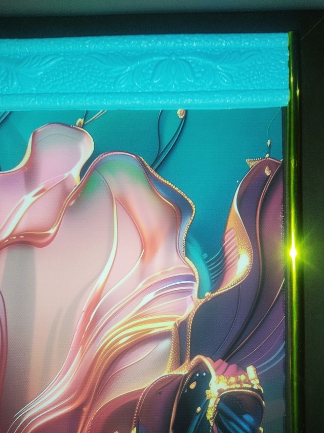 Cuadro marco Lienzo vinílico Flor salvaje y vida