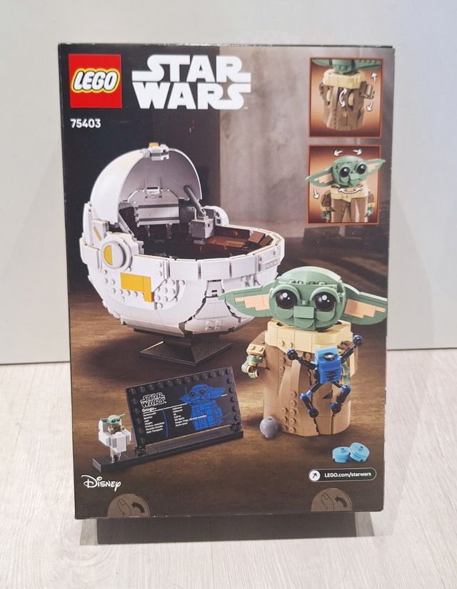 Guerre stellari LEGO 75403  Grogu con passeggino Hover