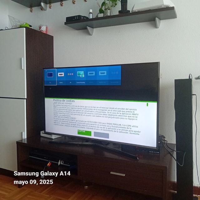 TV Samsung 55" seminueva